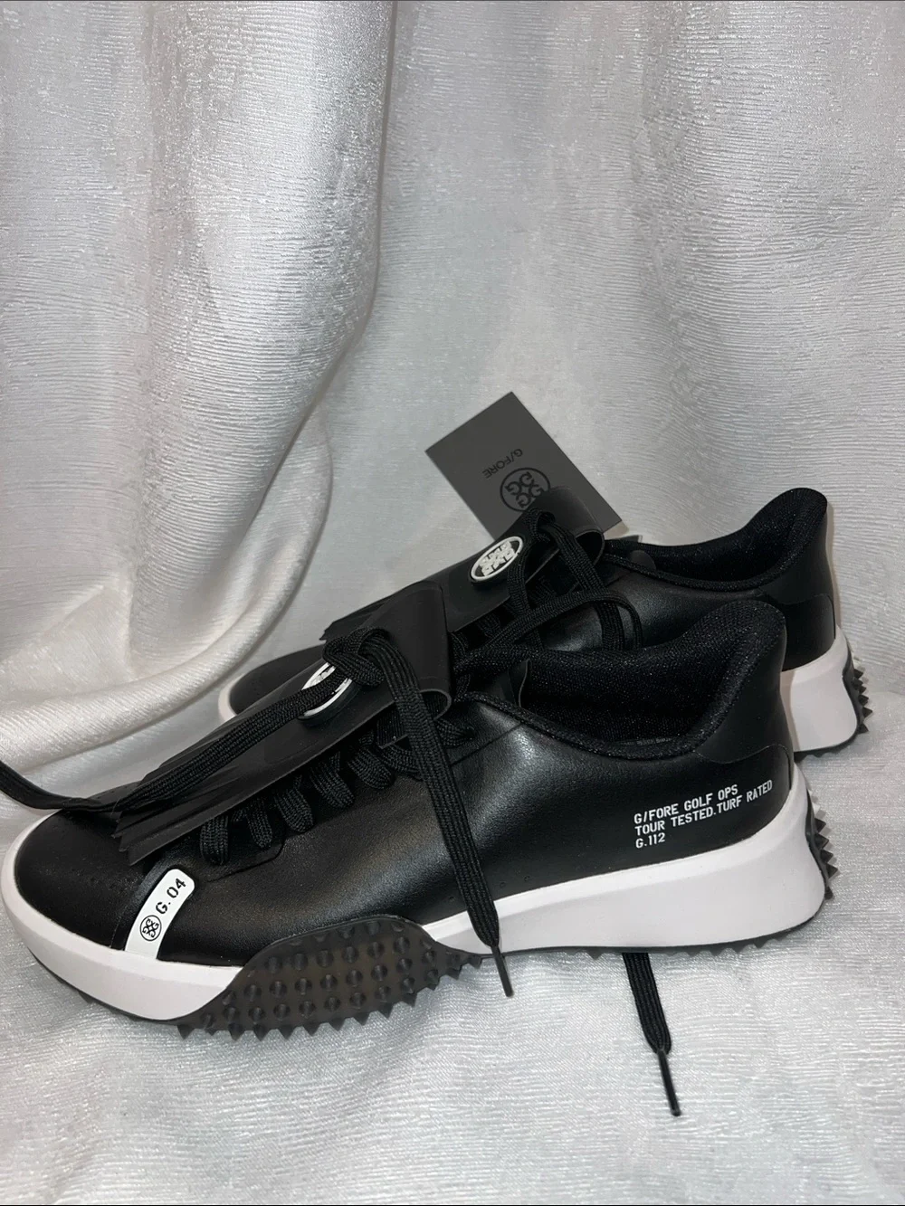 G/FORE Onyx Black Golf Sneakers Size 9.5